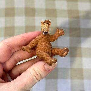 Vintage ALF PVC Rare Brown Action Figure Collectible 1980s TV Alien